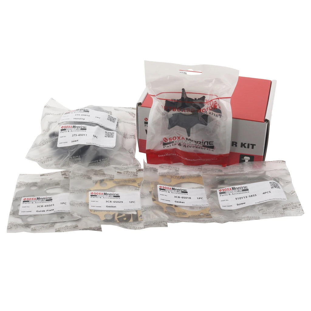 Water Pump Rebuild Kit for Nissan Tohatsu 40HP 50HP (1998–2006) 3C8-87322