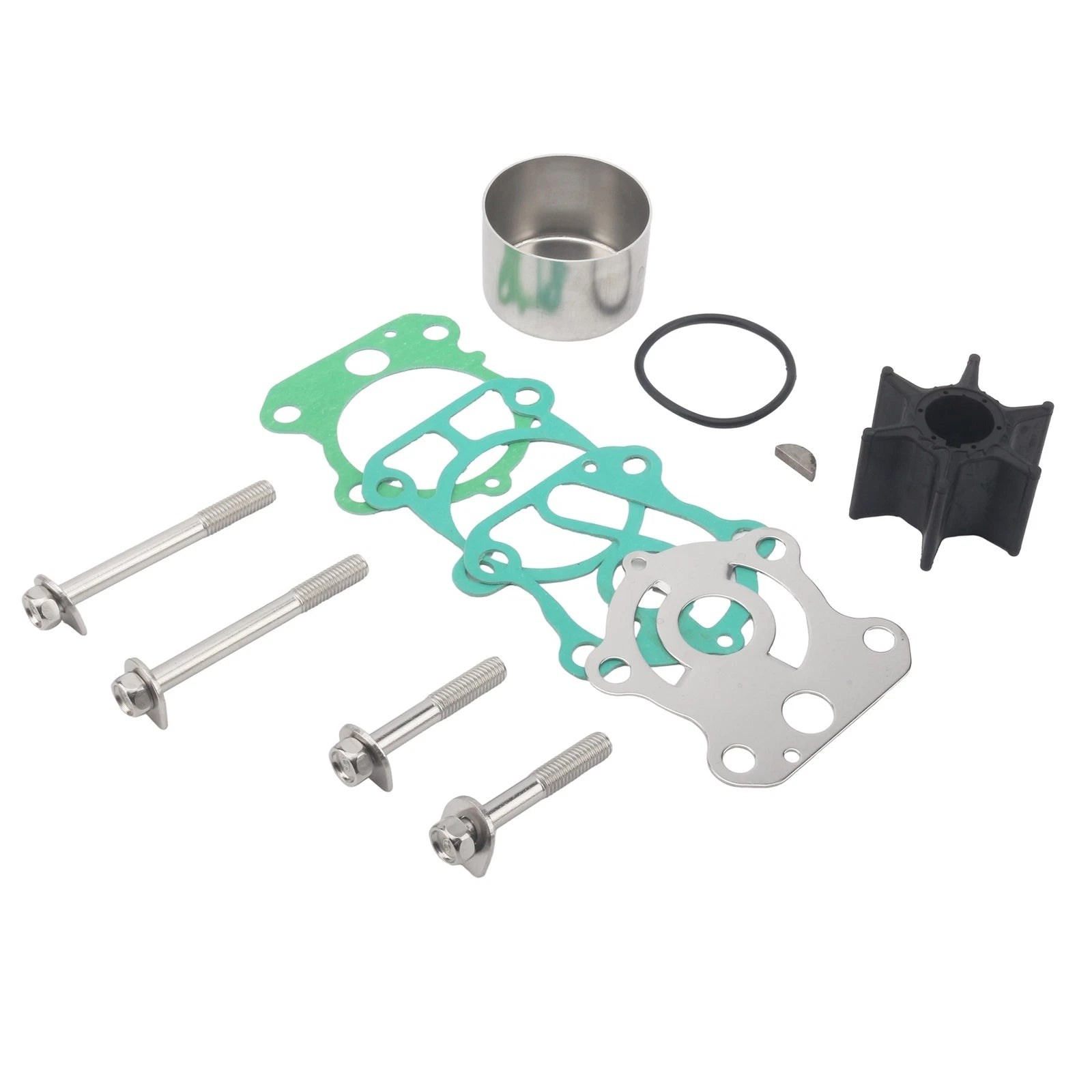Water Pump Impeller Repair Kit for Yamaha Outboard (67F-W0078-02, 67F-W0078-03)