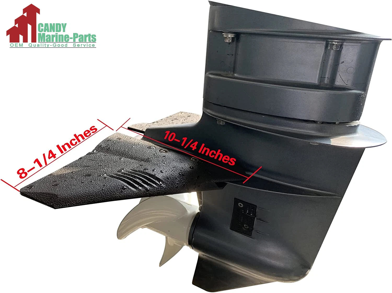 Dorsal Fin Wing Hydrofoil Stabilizer for Outboards (5-150 HP)