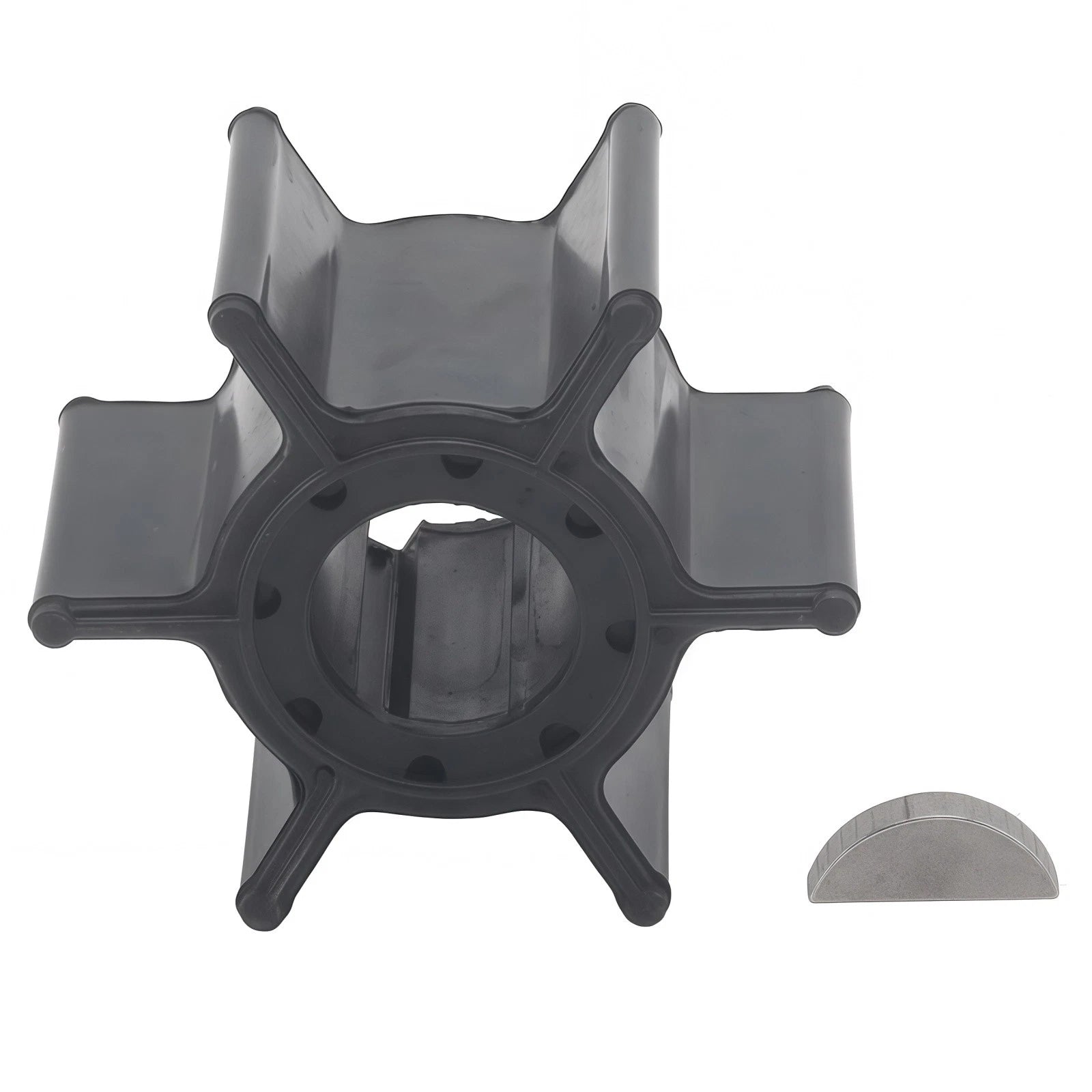 Water Pump Impeller & Key for Yamaha Outboard 9.9 HP (682-44352-00)