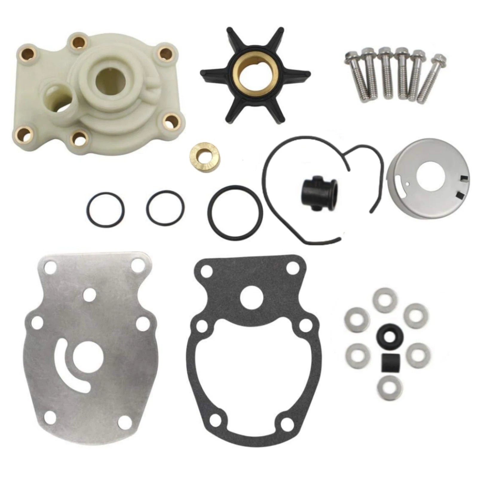 Water Pump Impeller Kit 393630 for Evinrude Johnson 20-35 HP Outboard (1990-2023)