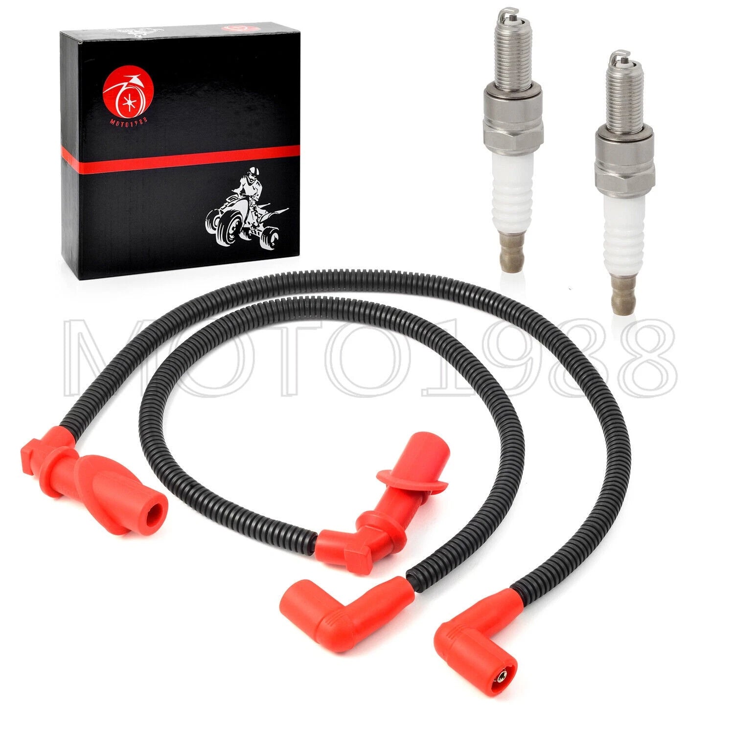 Ignition Coil Spark Plug Cap & Wire for Polaris Ranger 700 4x4 6x6 (2005–2009)