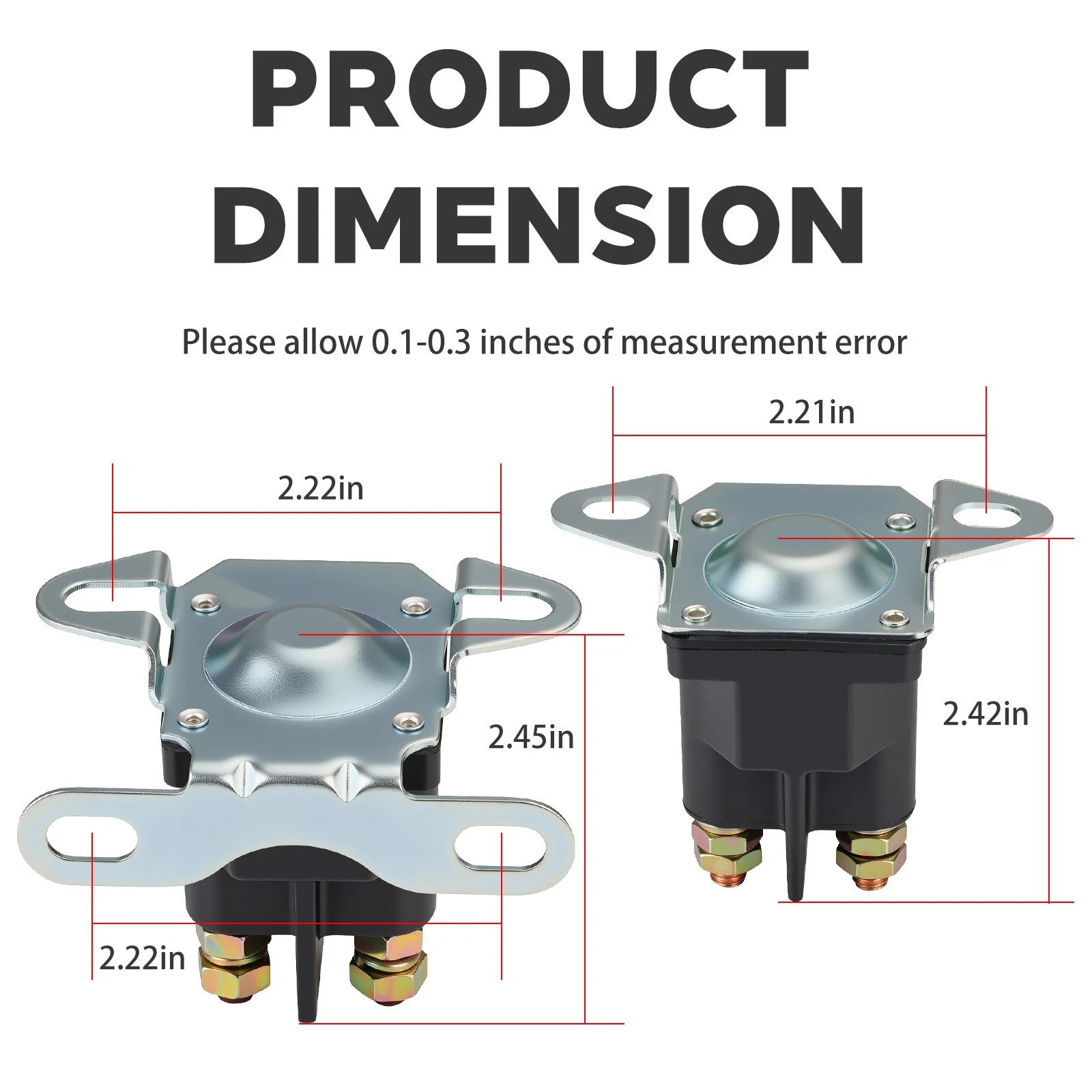 Starter Solenoid Relay for Polaris Sportsman 400 450 500 600 700 800 (2000–2014) MV7 4011072