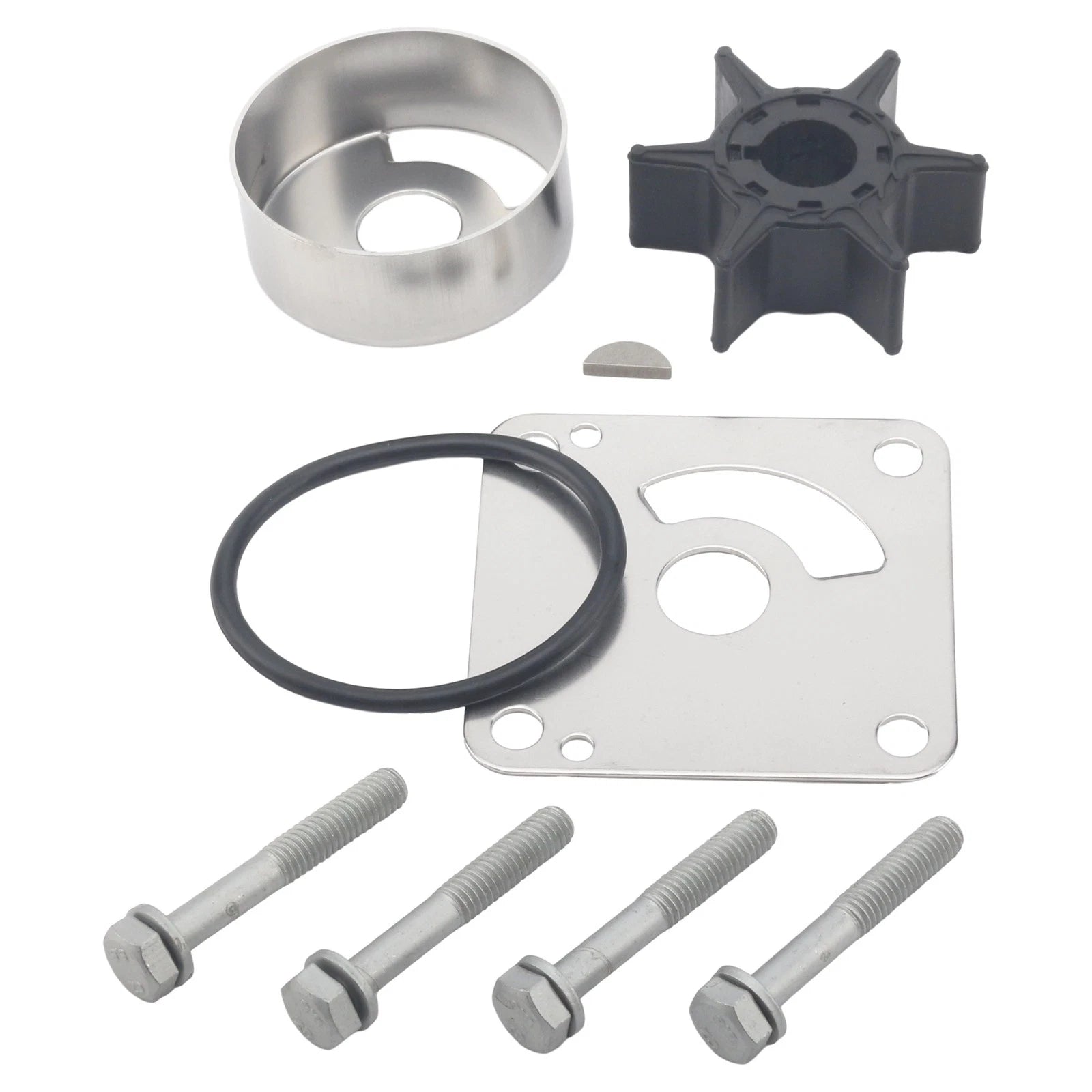 Water Pump Impeller Repair Kit for Yamaha 20HP 25HP (6L2-W0078-00, 18-3431)