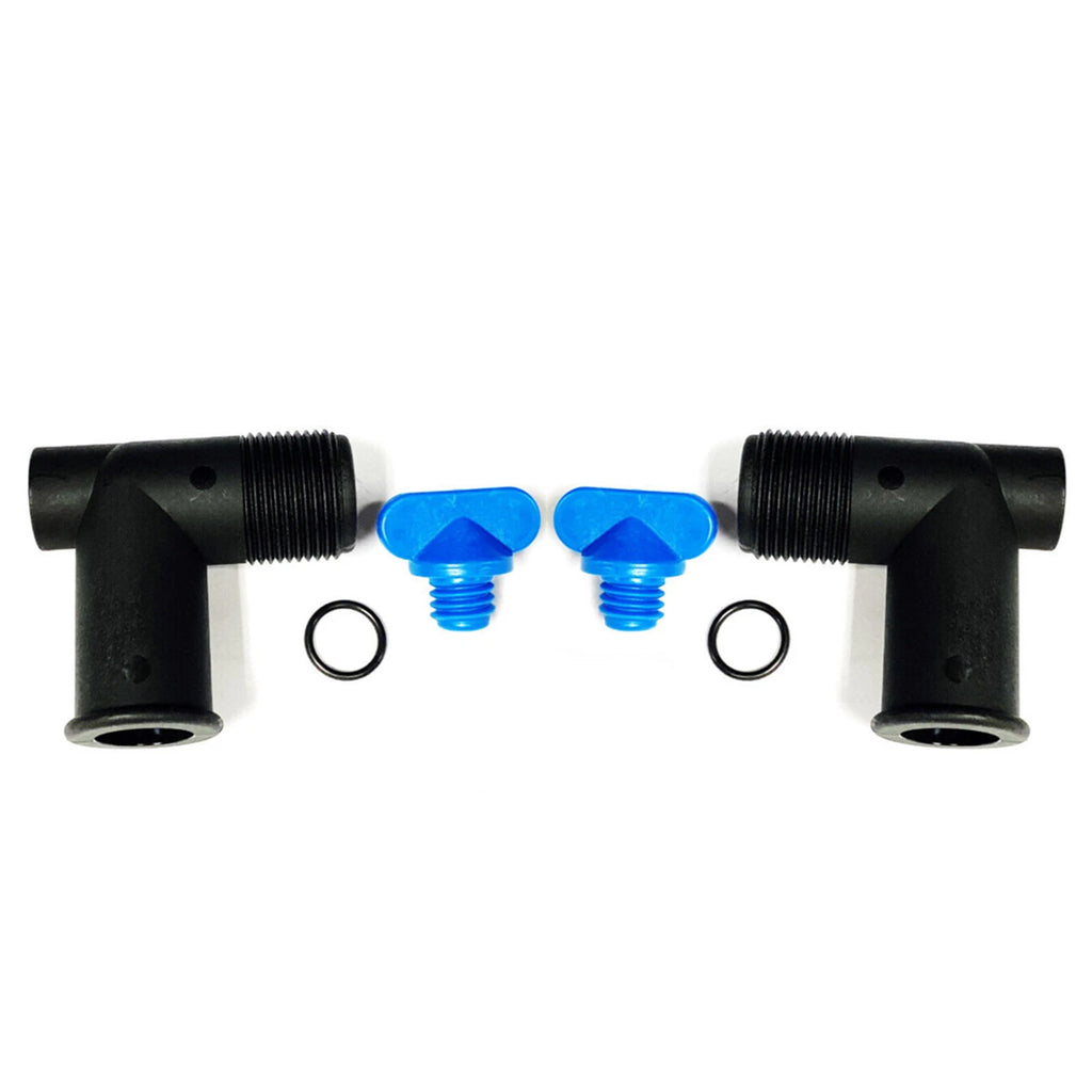 2X Exhaust Manifold Drain Elbow Kit for 22-862210A01