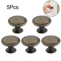 5Pcs Vintage Cabinet Pull Handles for Kitchen Closet Dresser