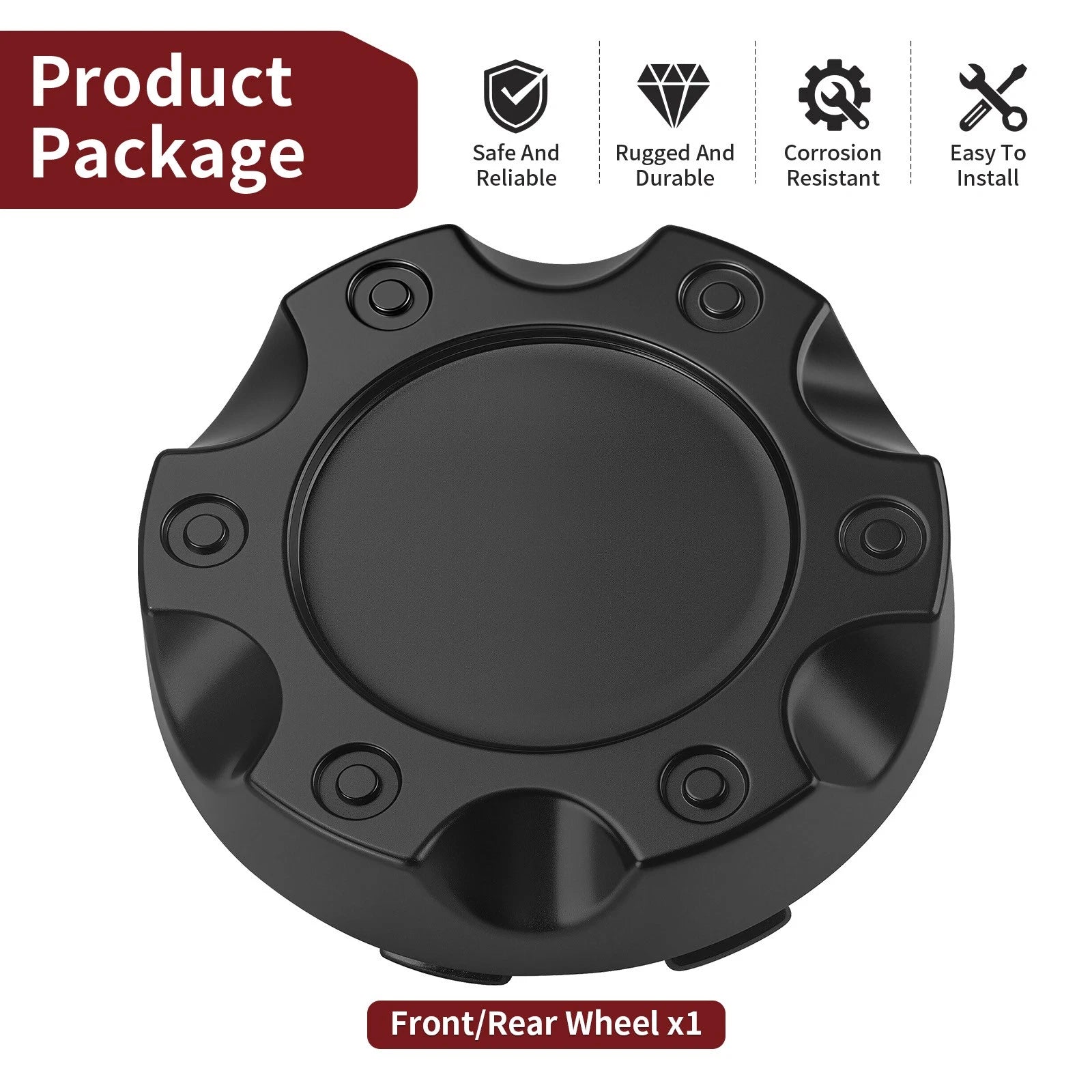 Front/Rear Wheel Center Cap for Polaris RZR XP 1000 (2017–2022) 1522853-655