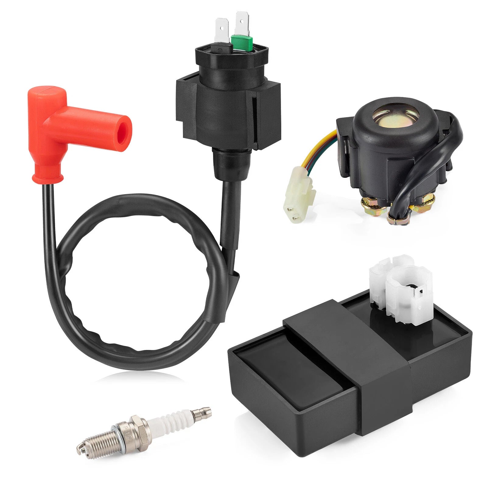 Ignition Coil & Relay Regulator & CDI for Honda Foreman 400 TRX400FW (1995–2003)