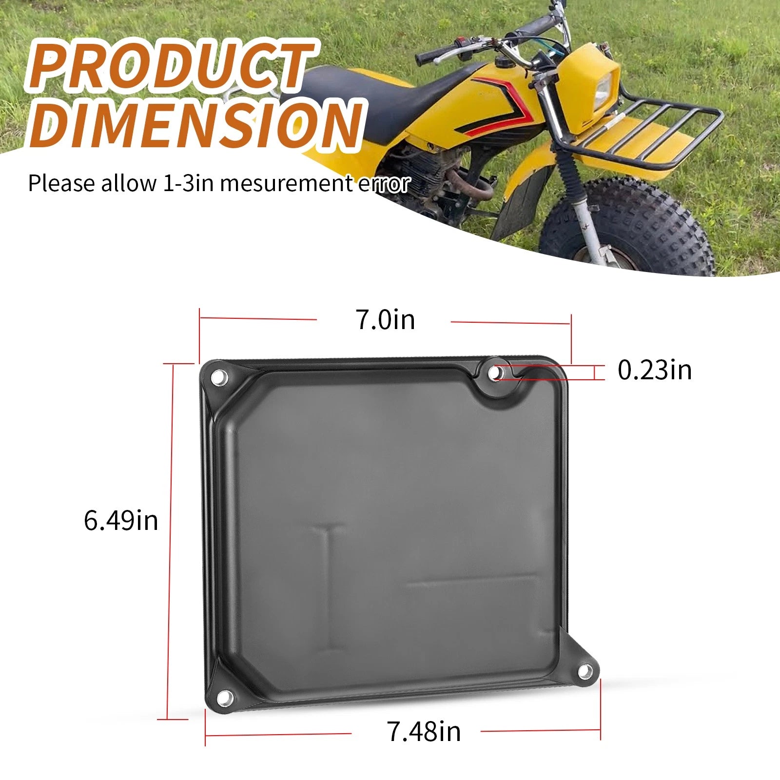 Airbox Air Cleaner Filter Box Cover for Yamaha Big Bear 350 (1987–1999)
