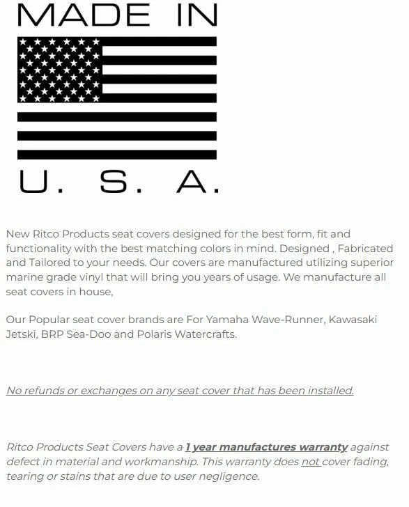 Seat Cover for Seadoo GTX (2000–2002) 787 951 Yellow & Grey