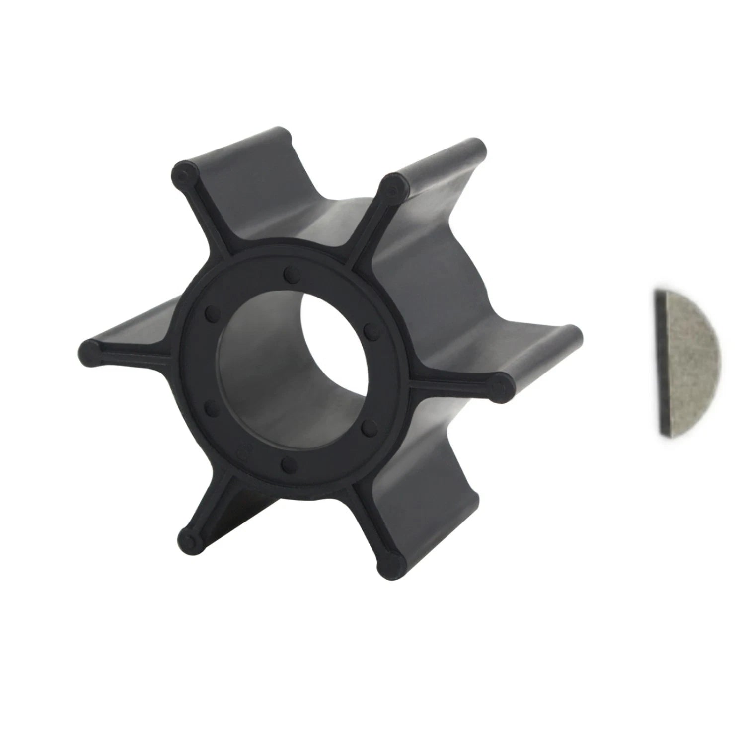 Water Pump Impeller & Key for Yamaha Marine Outboard 8hp 15hp (18-3063, 662-44352)