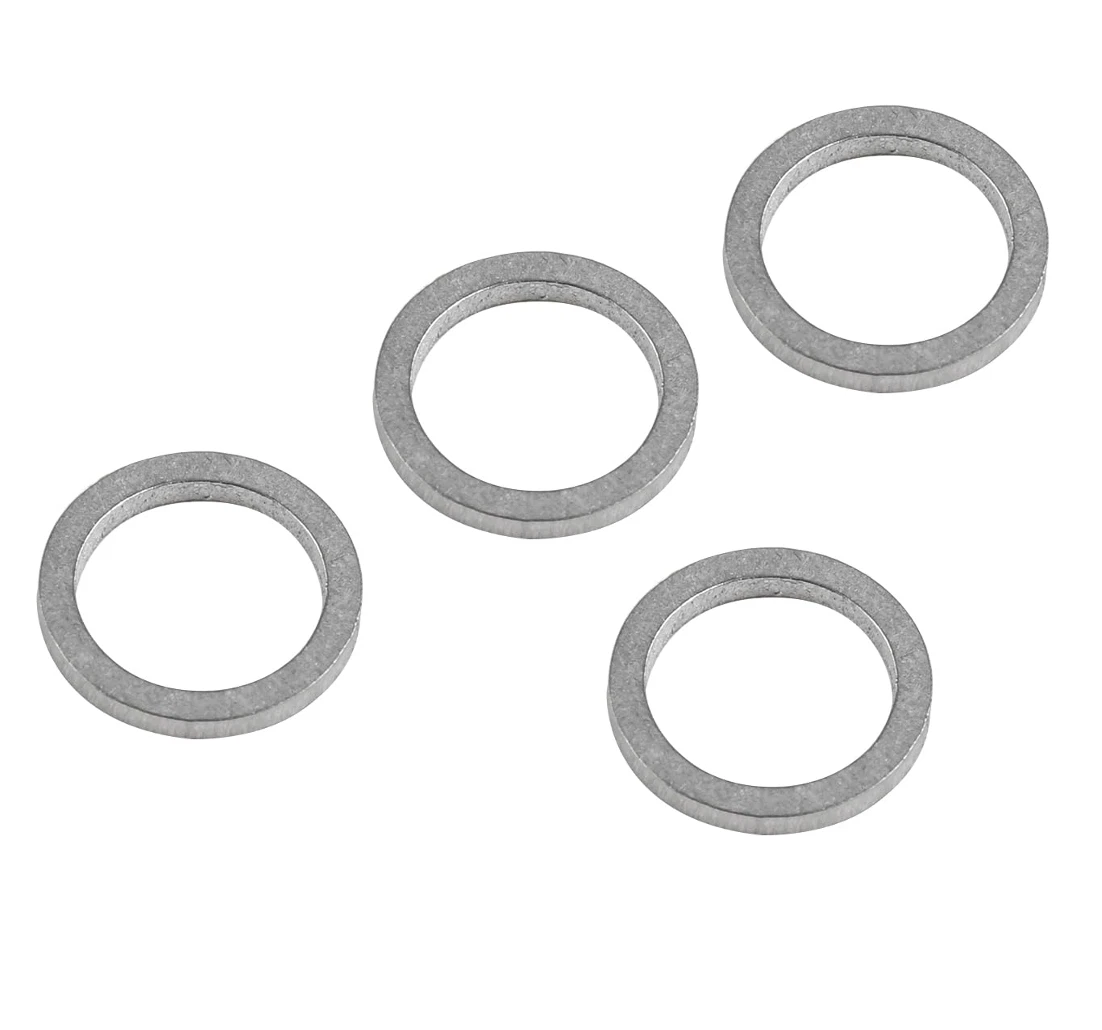 Set of 4 Oil Drain Plug Gaskets for Yamaha Outboard F100 F115 F150 F15 (2000–2023)