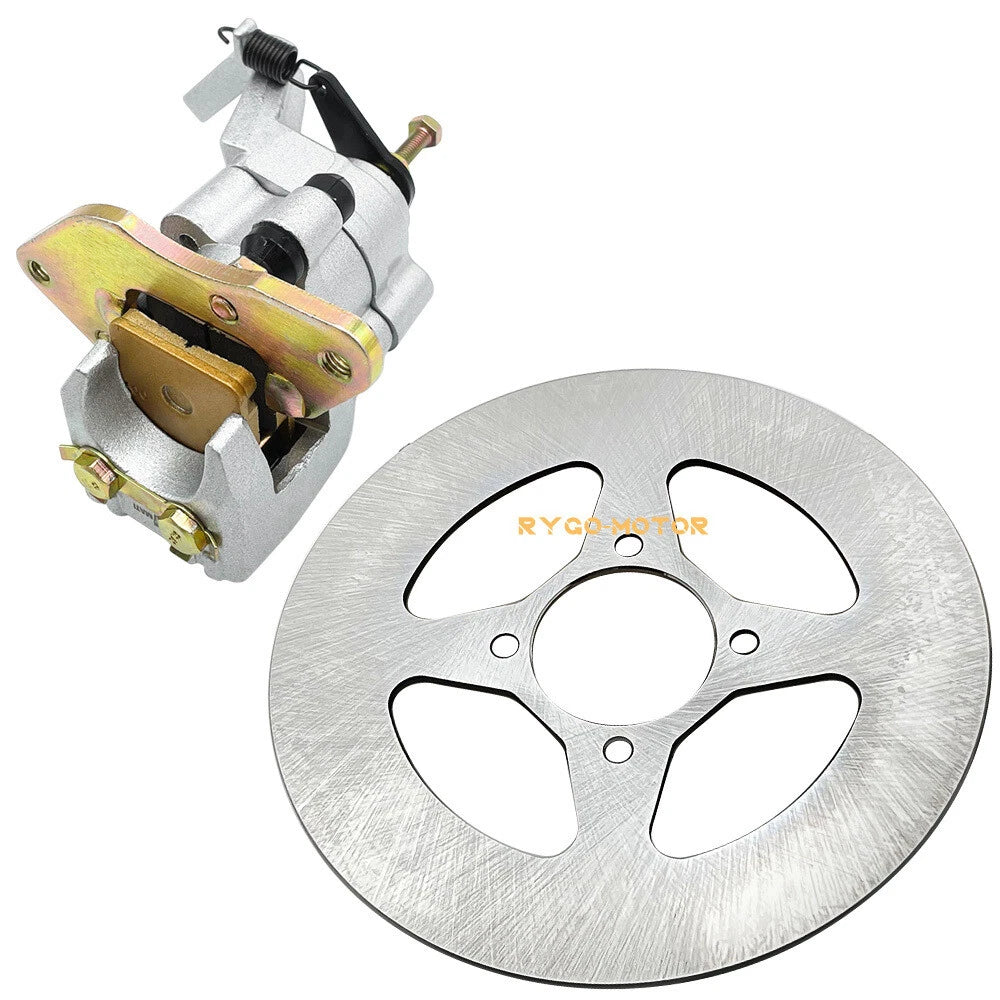 Rear Brake Caliper & Rotor Disc for Yamaha Raptor 125 250 350 (2001–2014)