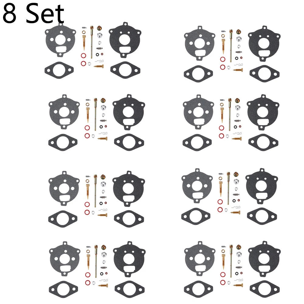 Set of 8 Carburetor Repair Kits for Briggs & Stratton (394693, 291763, 295938)