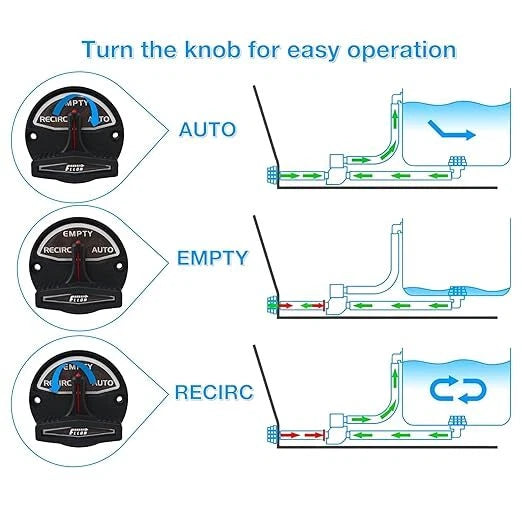 Livewell Control Cable Lever for Ranger Boats (Stratos Flow-Rite Valve 5900006)