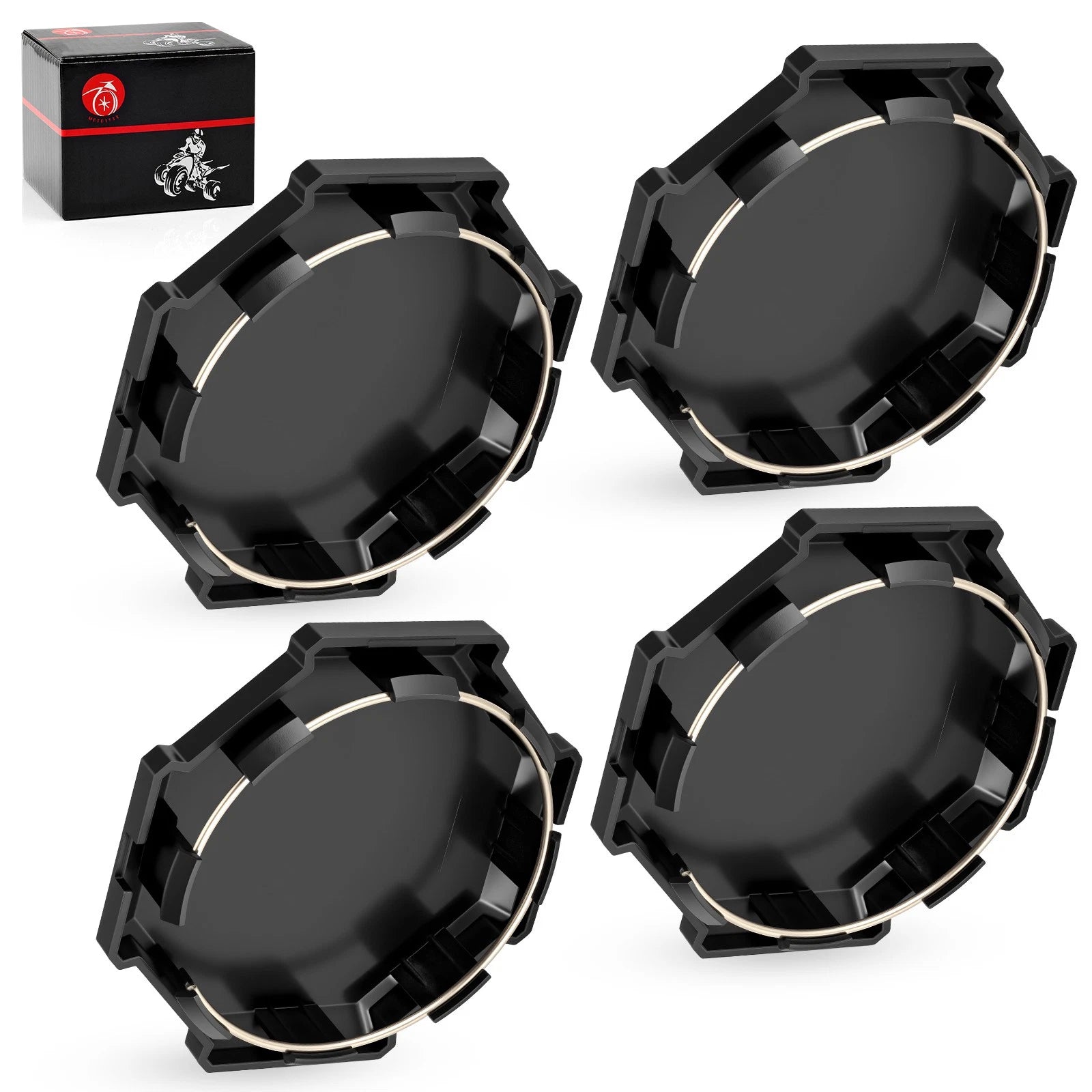 Set of 4 Wheel Rim Caps 1521999-458 for Polaris Sportsman 850 XP 1000 (2020–2024)