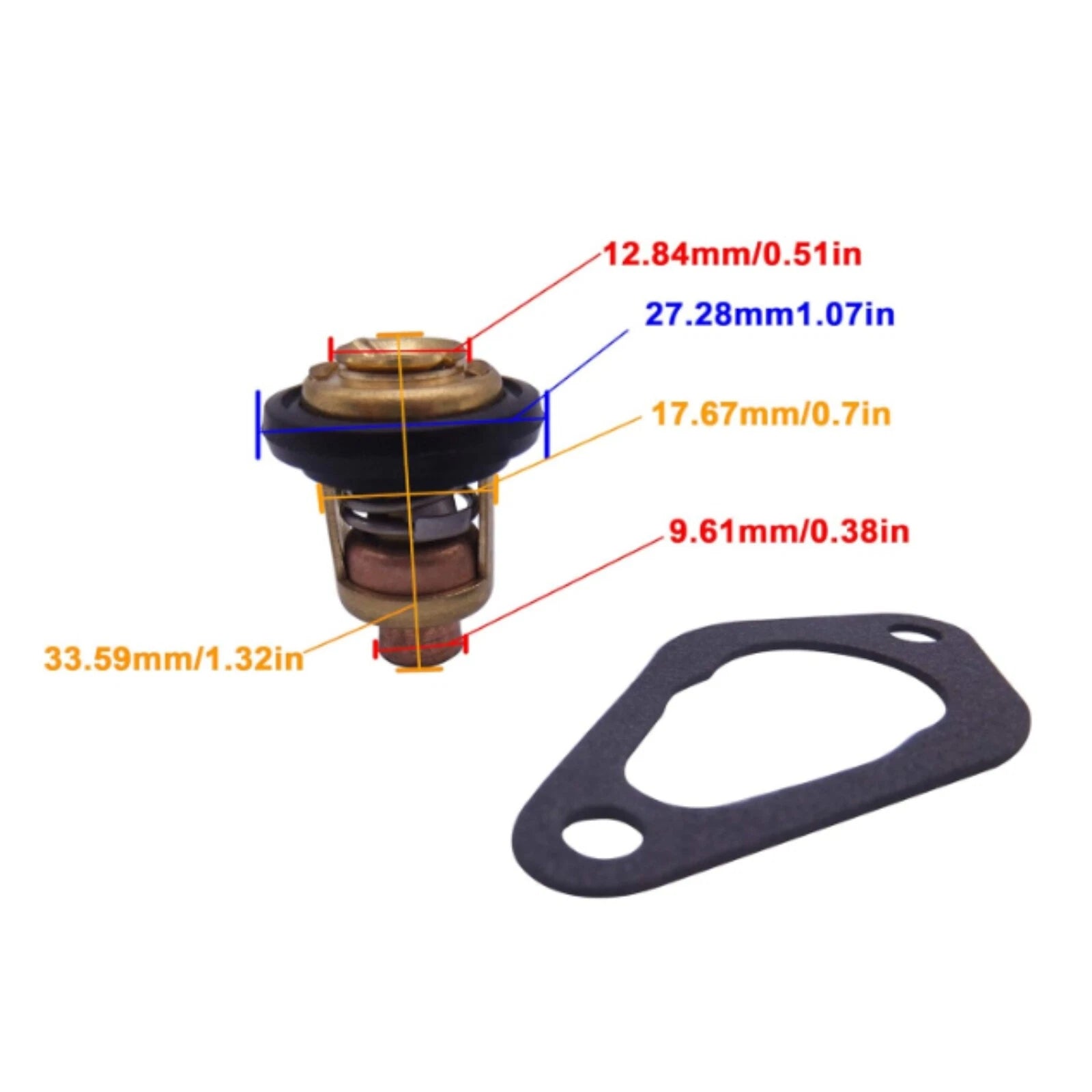 Thermostat Kit 3R3010300 3R3010300M 3SA-01030-0 for Nissan Tohatsu (8-30 HP)