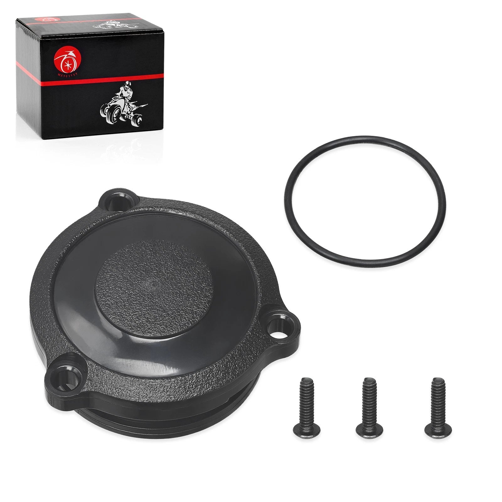 Front Wheel Hubcap & Bolt & O-Ring Kit for Polaris Big Boss 400L 6x6 (1996–1997)