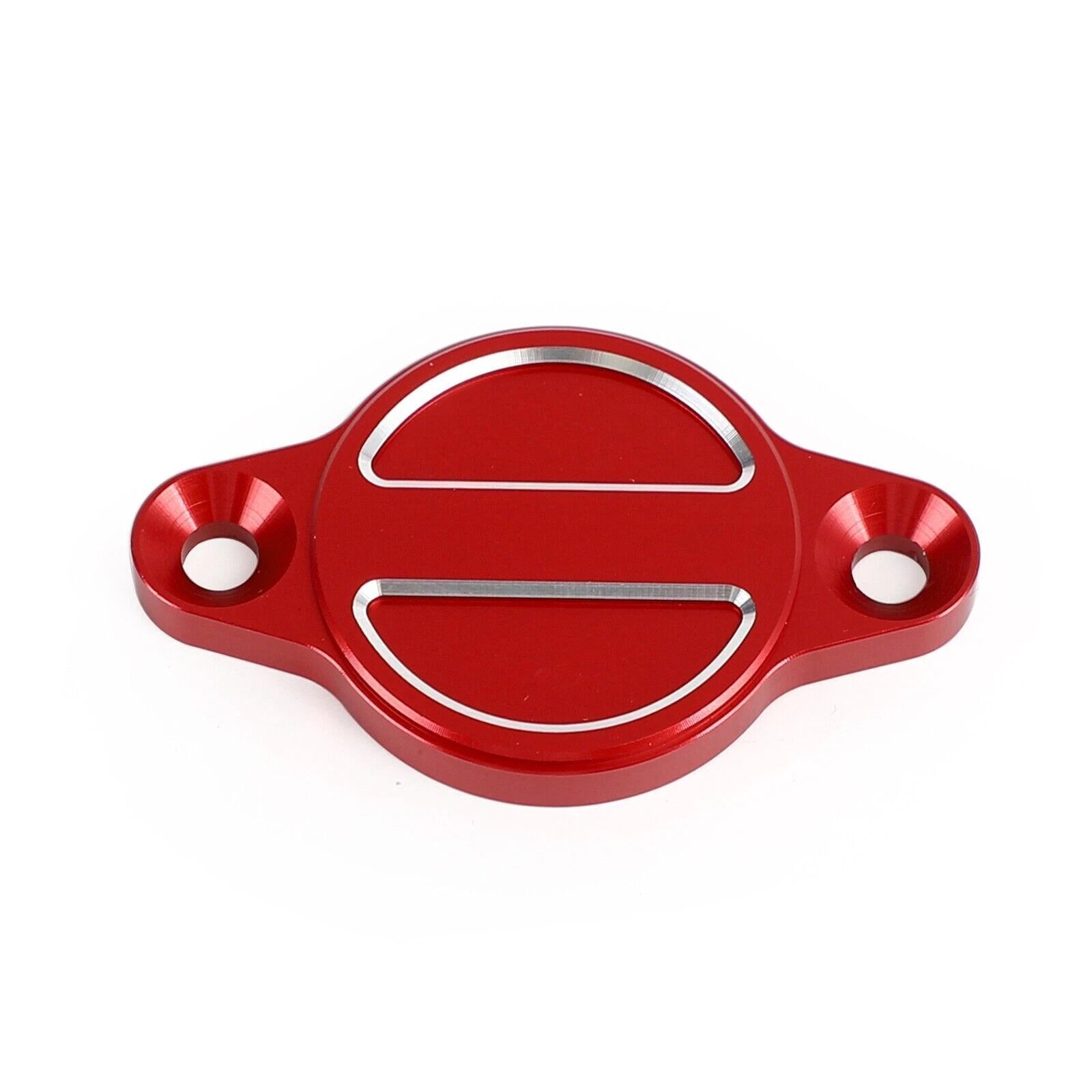 CNC Engine Oil Filter Cap Cover for Ducati Monster 696 821 937 1100 1200 (Red T9)