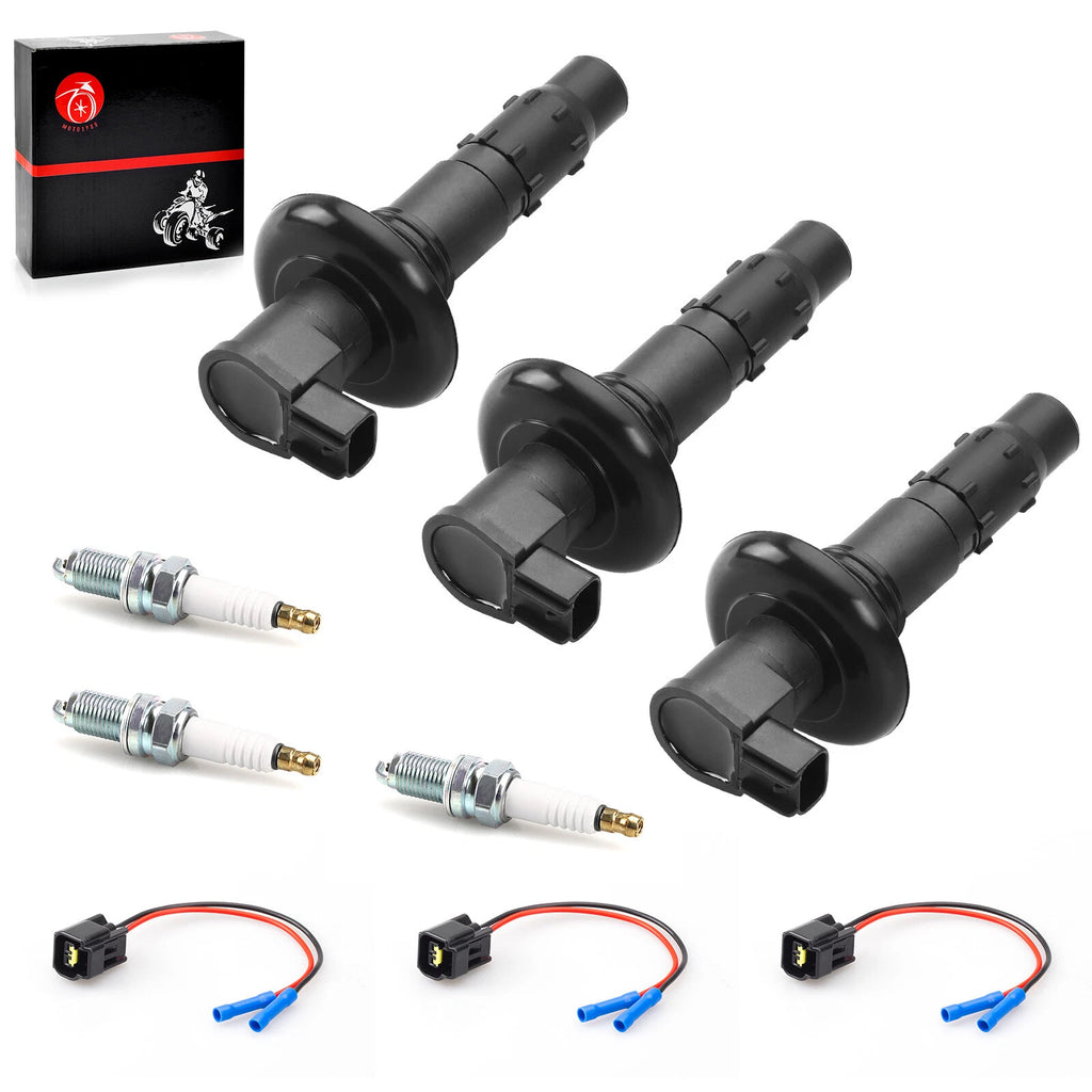 Ignition Coil & Spark Plug for Sea Doo RXT RXP GTX GTR GTI WAKE GTS (2003–2023)