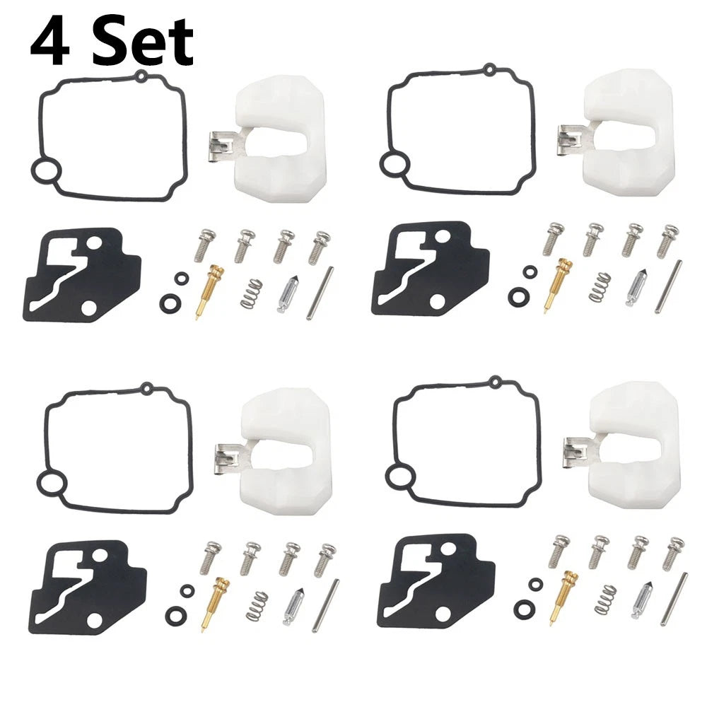4X Carburetor Rebuild Kit for Tohatsu Nissan MFS NSF 8-9.8hp (2004–2014) 3V1-87122-0