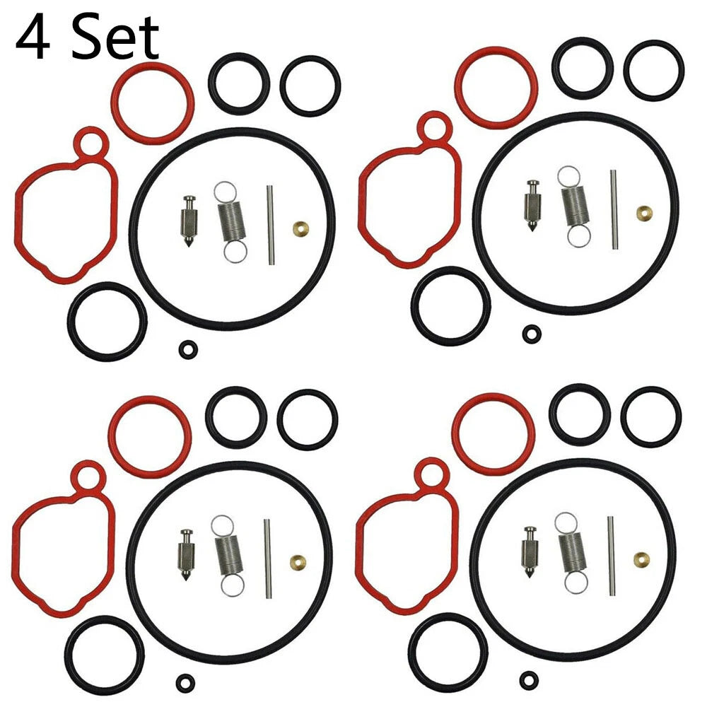 Set of 4 Carburetor Repair Kits for Briggs & Stratton (590589, 08P502, 093J02, 09P602)