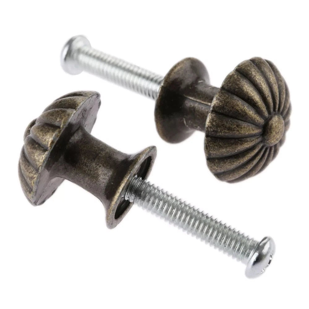 5Pcs Zinc Alloy Vintage Drawer Pull Knob for Cabinet, Jewelry Box