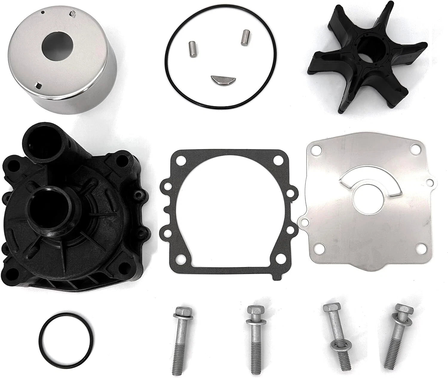 Water Pump Kit for Yamaha 150 175 200 225hp (1984–1991) 6G5-W0078-A1-00 6G5-W0078-01