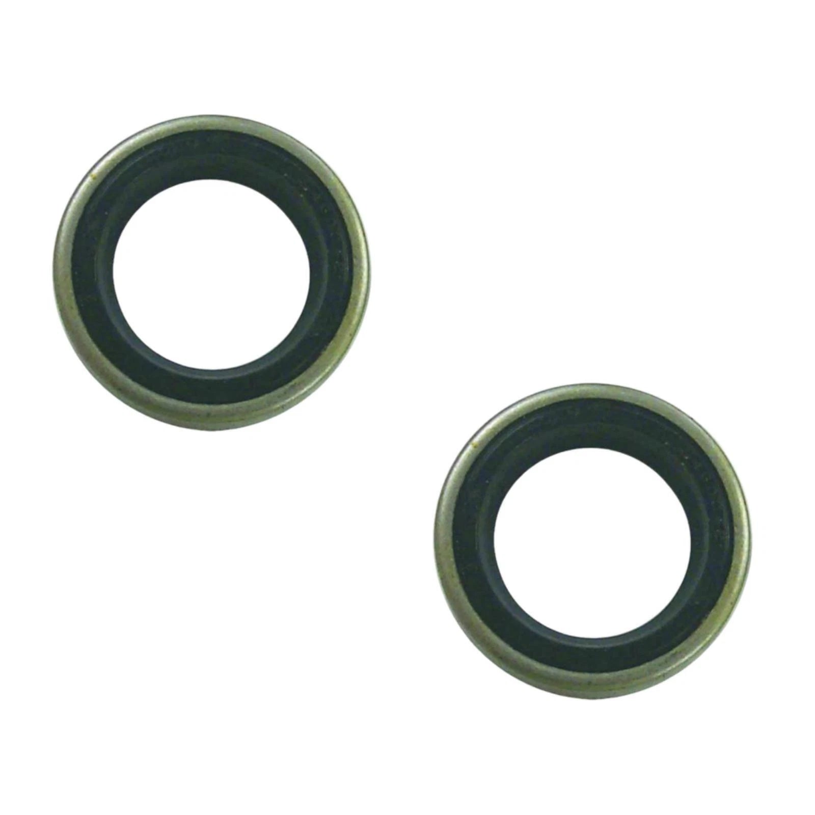 Set of 2 Lower Unit Oil Seals for Mercury Marine Mercruiser Outboard (26-94038, 26-30727)