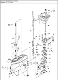 Water Pump Service Kit 161543 for Mercury 4-6 HP (JPN Motors)