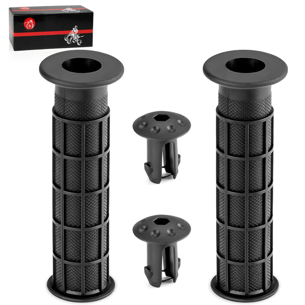 Handlebar Grips w/Grip Ends for Honda TRX250X (2009–2024) / Sportrax 250 TRX250EX (2008)