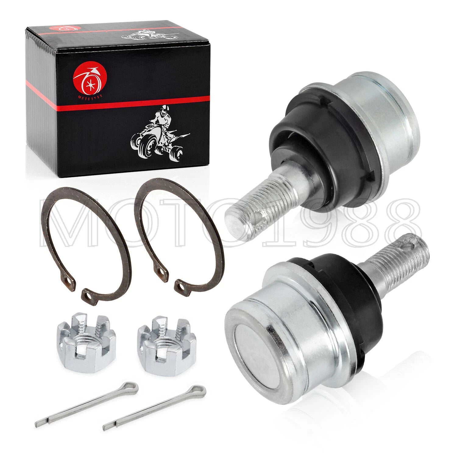 2X Front Upper Lower Ball Joint Kit for Yamaha Big Bear 400 Kodiak 450 (1999–2006)
