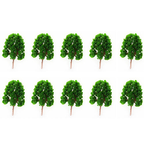 10Pcs 4.52" Model Trees for Wargame Diorama Train Railroad