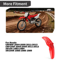 Front Fender for Honda CRF80F CRF100F (2004–2009, 2011–2013) 61100-KSJ-670