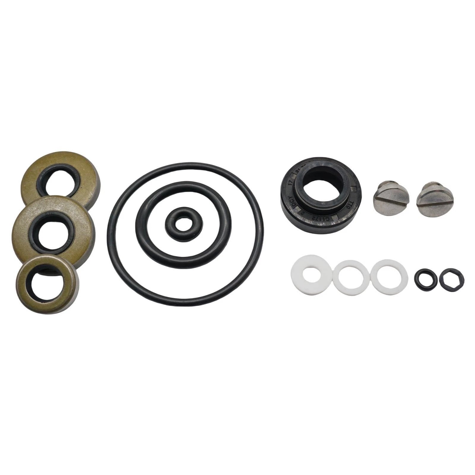 Lower Unit Gearcase Seal O-ring Kit 396350 for Johnson Evinrude 8-15 HP (N/A)