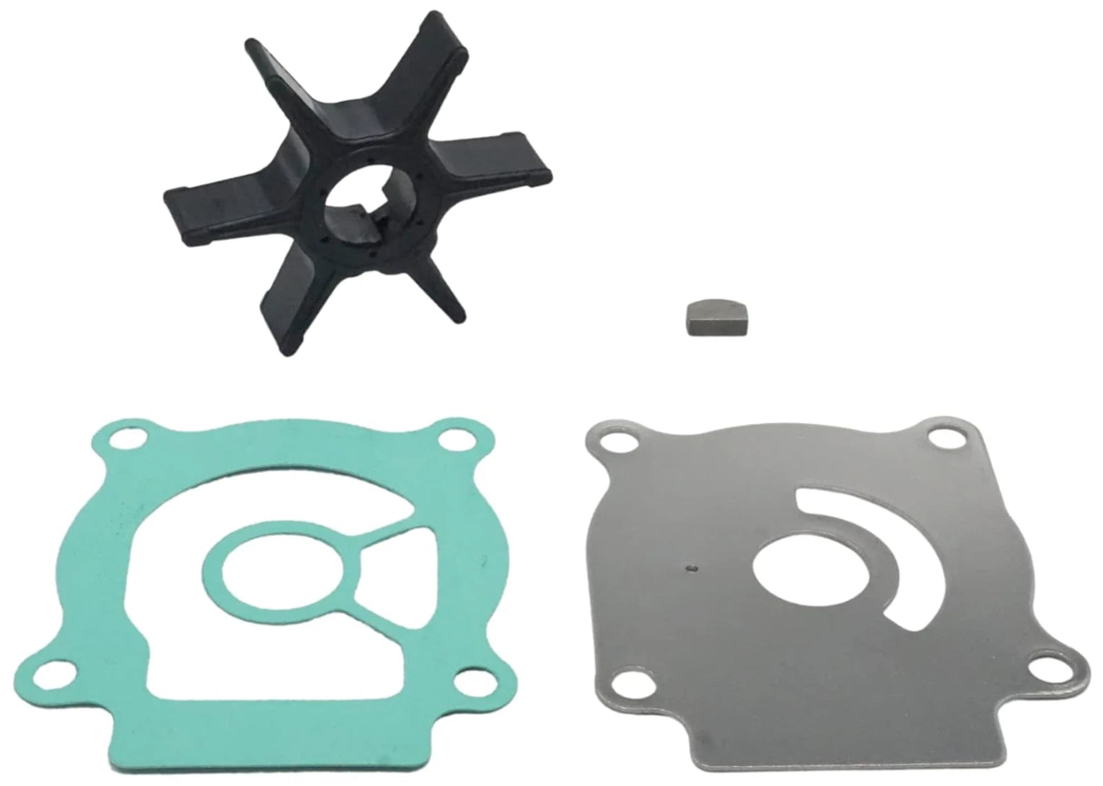 Outboard Water Pump Impeller & Plate for Suzuki 4-S (17461-96312, 17471-94401)