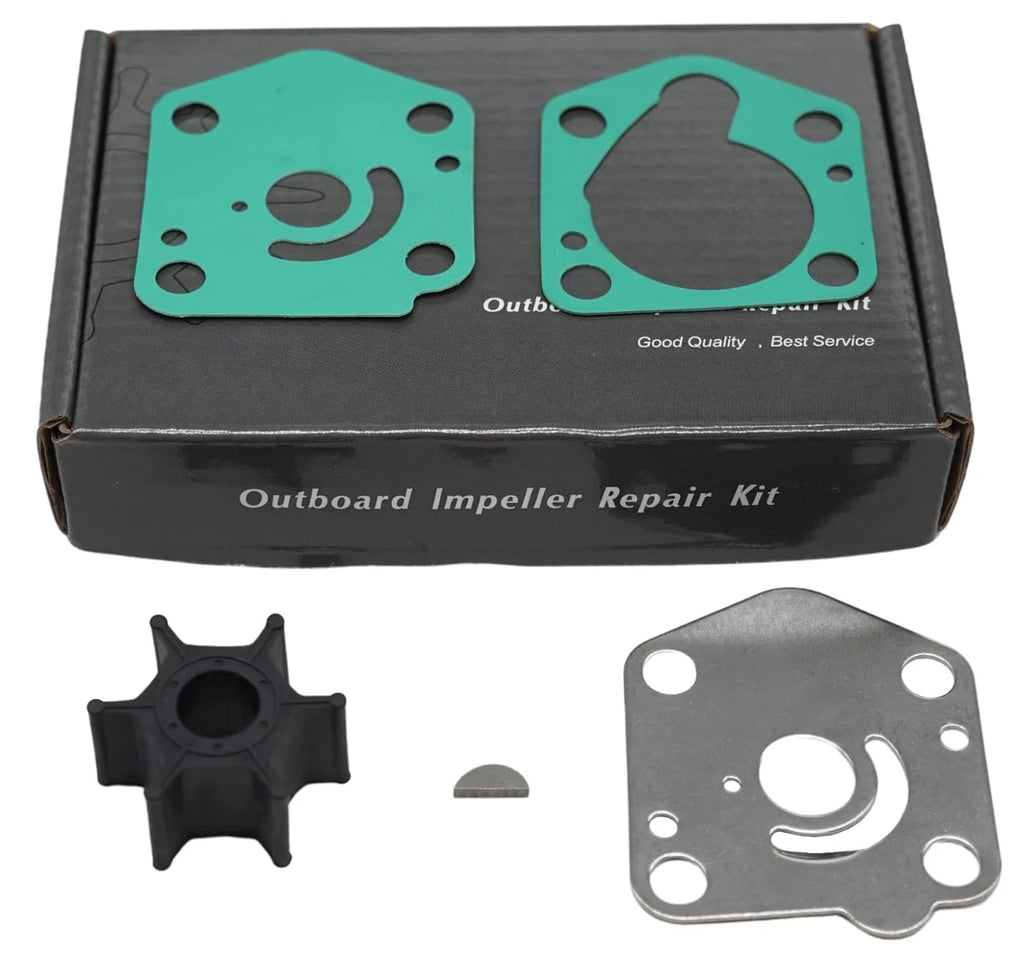Outboard Water Pump Impeller & Plate for Suzuki 4-S (17461-93903, 17471-93902)
