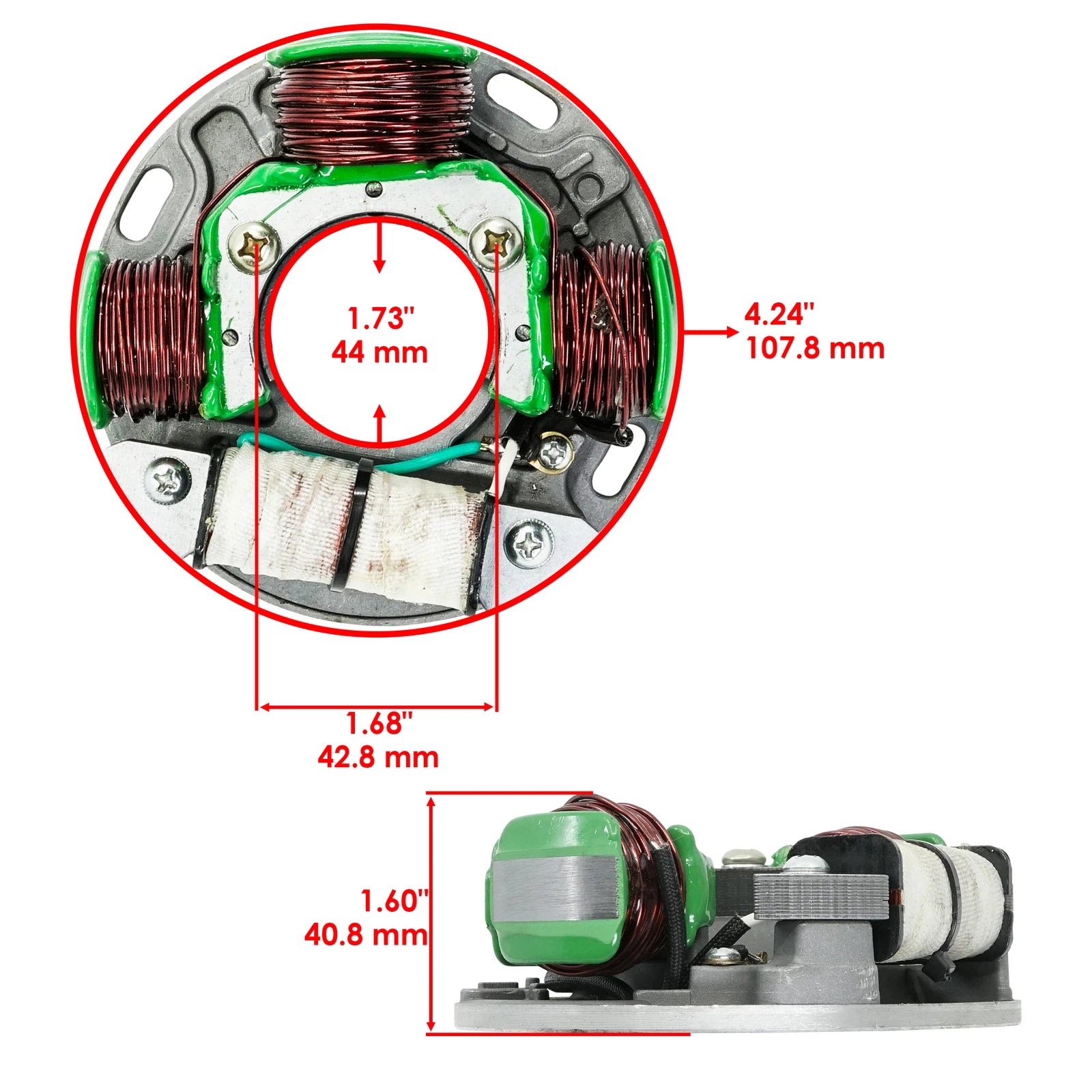 Stator for Sea-Doo GTX650 GTX 657X (1995) 4-Wire Magneto