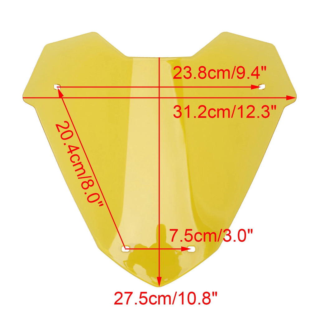 Windshield for Yamaha X-Max 300 (2023–2024) Yellow
