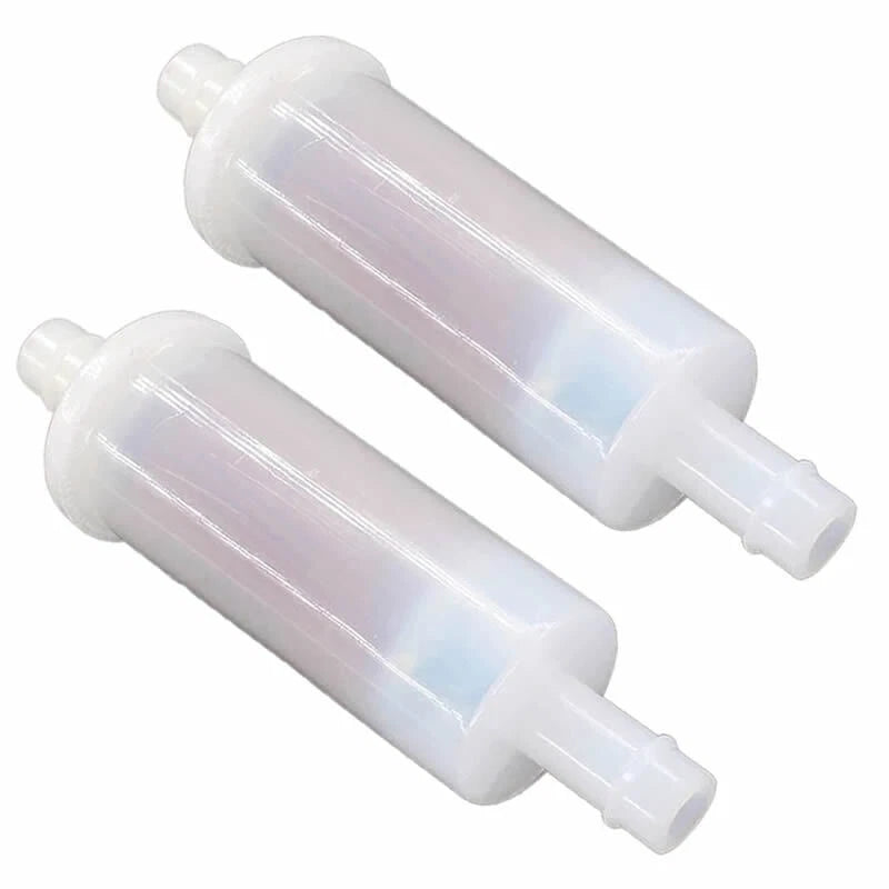 2Pcs Inline Gas Fuel Filter for Johnson/Evinrude/OMC Outboard (0398327)