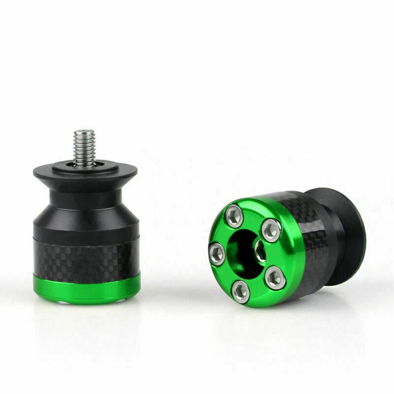CNC Carbon Fiber 8mm Swingarm Sliders Spools for Ducati 1098 1198 Monster (2007–2012)