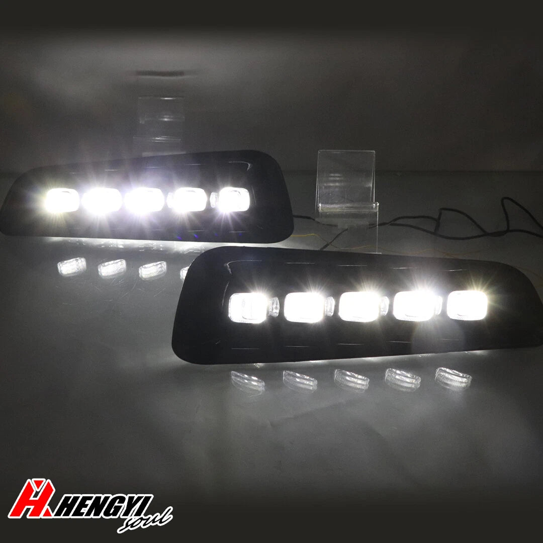 LED Sequential Fog Light Lamp with Turn Signal DRL for Ford F-150 Raptor (2017–2021)