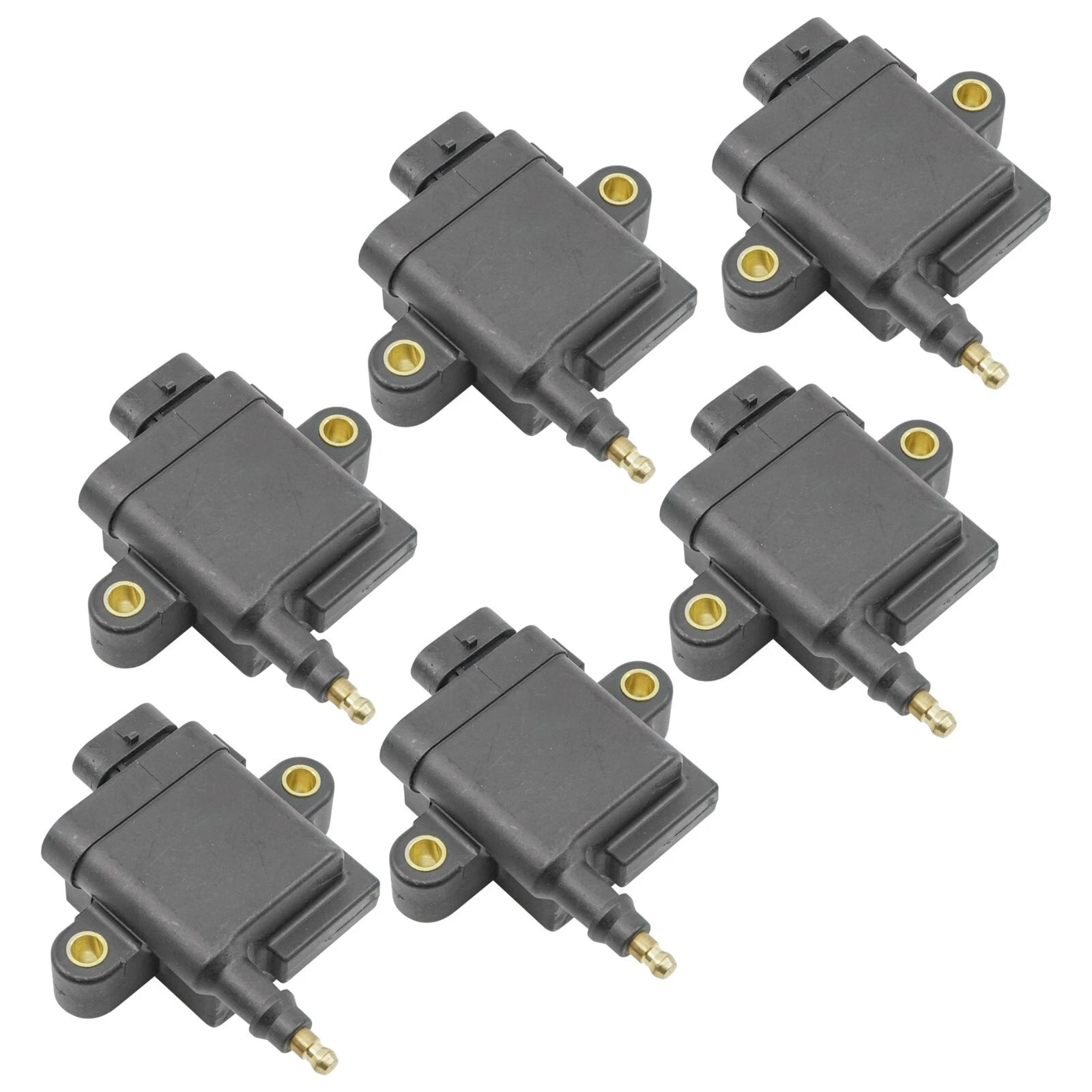 6-Pack Ignition Coils for Mercury Outboard 200 225 250 Hp (3.0L Dfi)