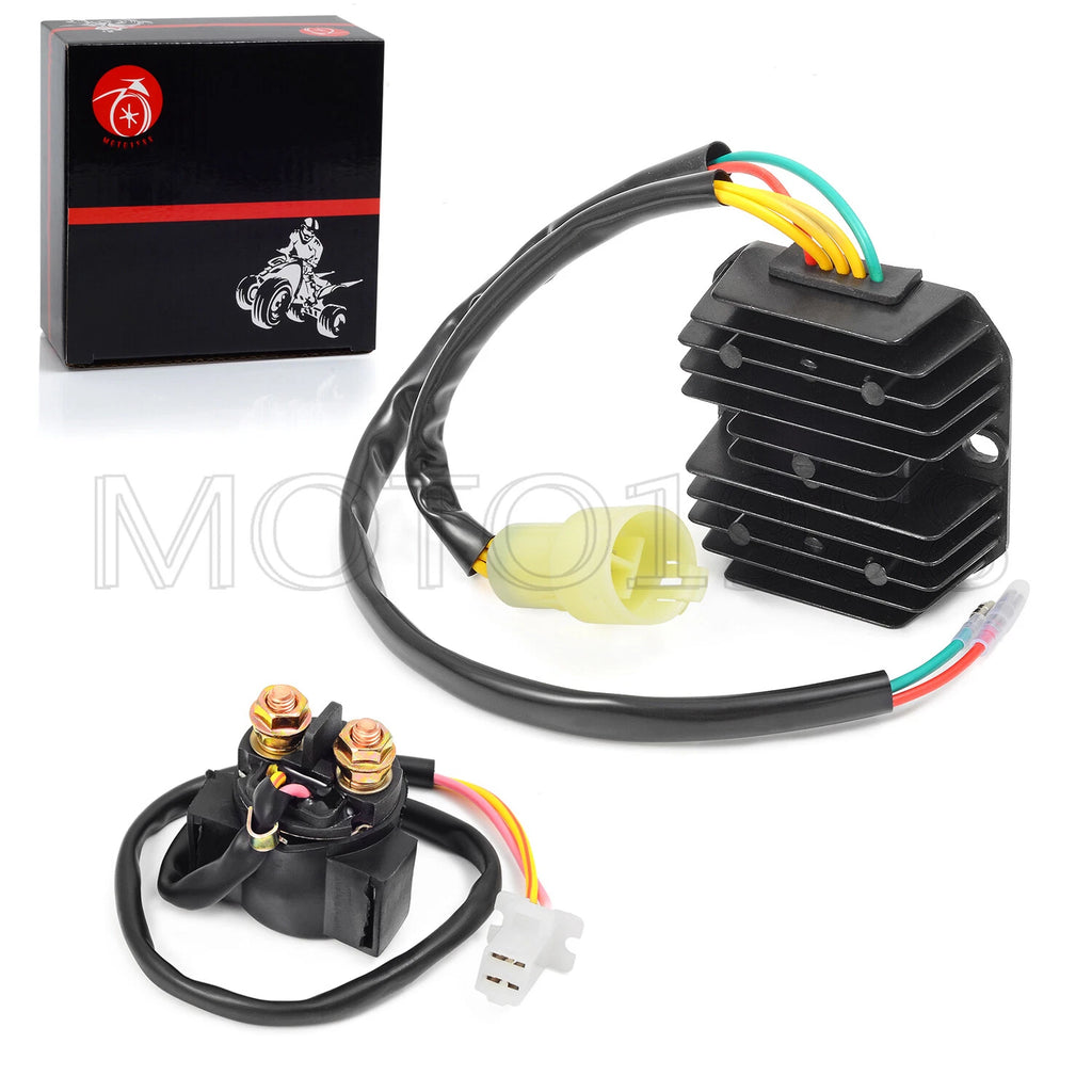 Regulator & Starter Relay Solenoid for Honda Fourtrax TRX300 TRX300FW (1993–2000)