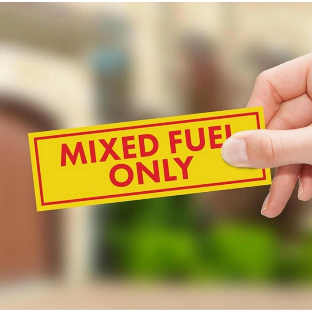 Set of 4 Fuel Only Stickers for Fuel Tank Weatherproof Adhesive Decals