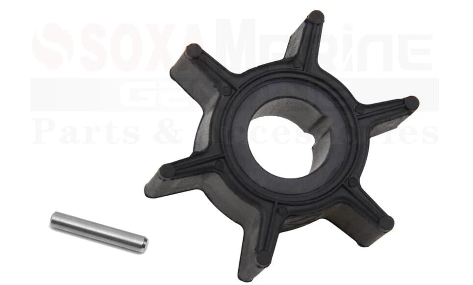 Water Pump Impeller w/ Key for Mercury Mariner 4hp 5hp (18-3098, CEF 500377)