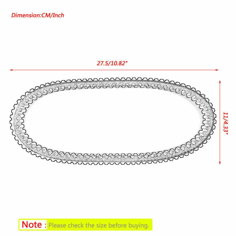 Drive Belt for Honda Metropolitan CHF50 (2002–2009) 23100-GET-003