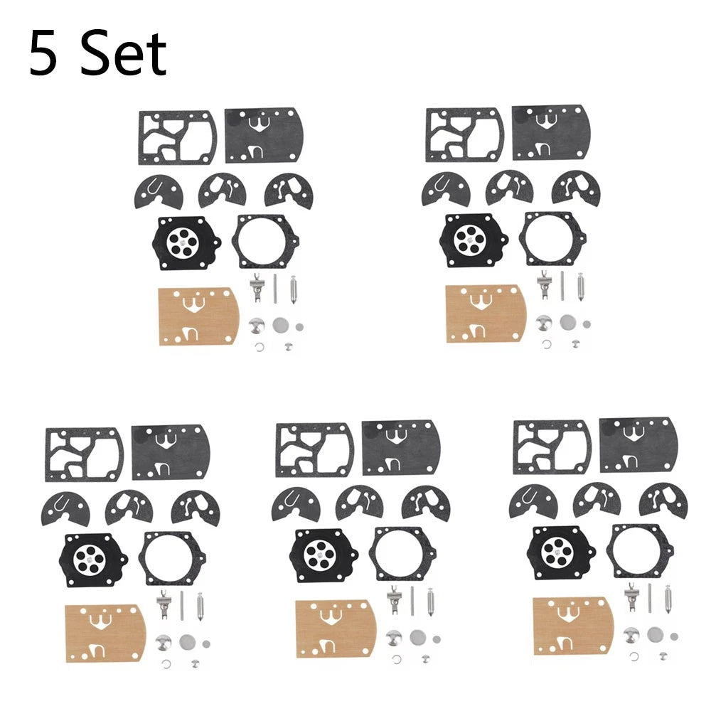 Set of 5 Carburetor Repair Kits for Homelite 650 750 (K10-WB)