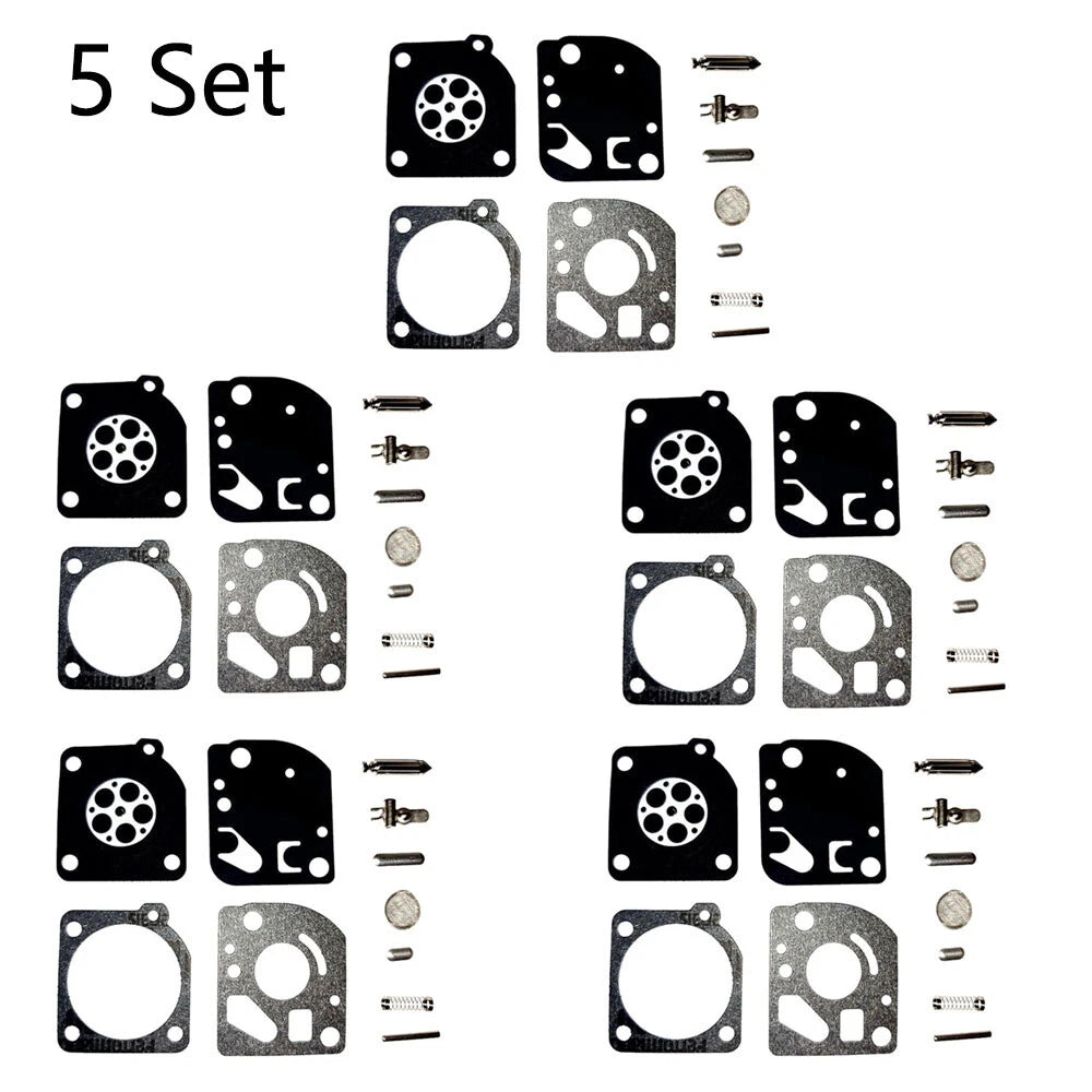 5X Carburetor Repair Kit for ECHO SRM 2100 GT2150 (Zama RB-64 C1U-K47 C1U-K53)