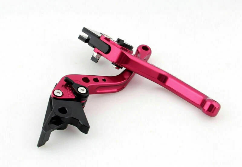 Short Brake Clutch Levers for Suzuki GSXR1000 (2007–2008) Red T9